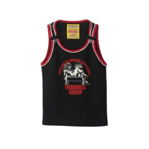 MAHINAが着用しているHYSTERIC GLAMOURのノースリーブ・タンクトップ