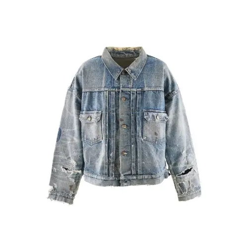 やまとが着用しているSAINT Mxxxxxxのデニムジャケット