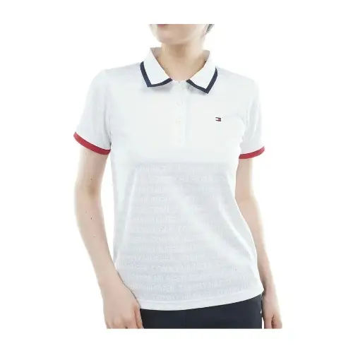 吉田優利が着用しているTommy Hilfiger Golfのポロシャツ