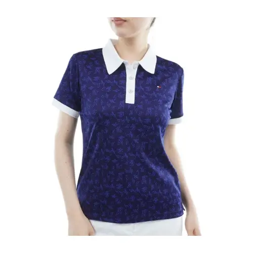 吉田優利が着用しているTommy Hilfiger Golfのポロシャツ