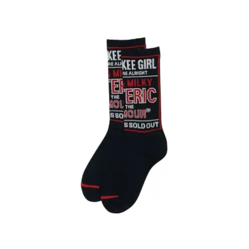 エアが着用しているHYSTERIC GLAMOURのソックス