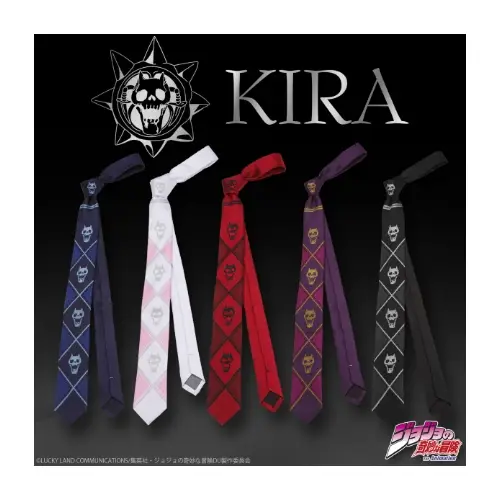 平本蓮が着用しているジョジョの奇妙な冒険のネクタイ