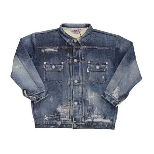 浜田雅功が着用しているSAPEurのデニムジャケット
