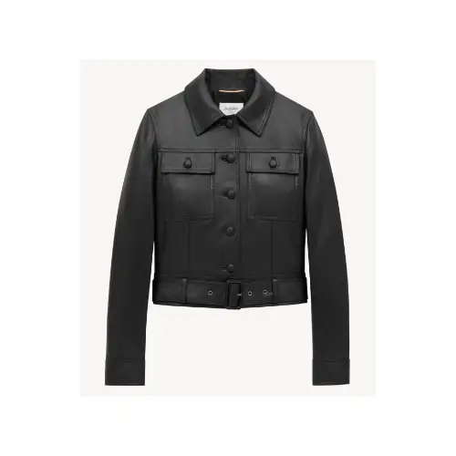 なごみが着用しているSAINT LAURENTのレザージャケット