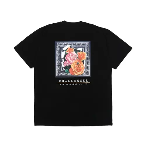 としみつが着用しているCHALLENGERのTシャツ