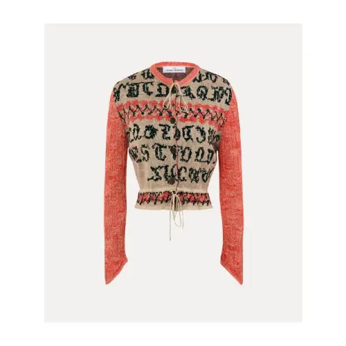 JISOOが着用しているVivienne Westwoodのカーディガン