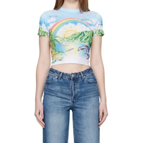西野カナが着用しているCASABLANCAのTシャツ