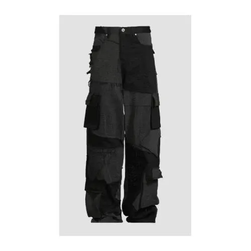 WHO DECIDES WAR Destroyed Paneled Cargo Pants